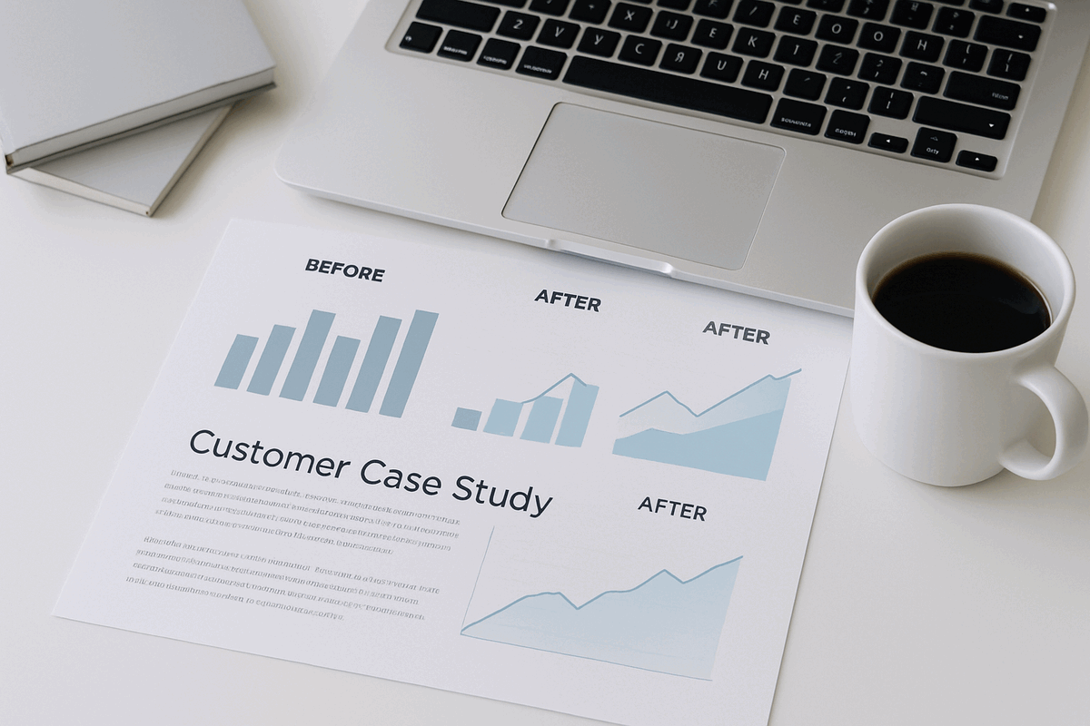 Customer case studies and success stories with before/after metrics: everything - SEO AutoPilot EN
